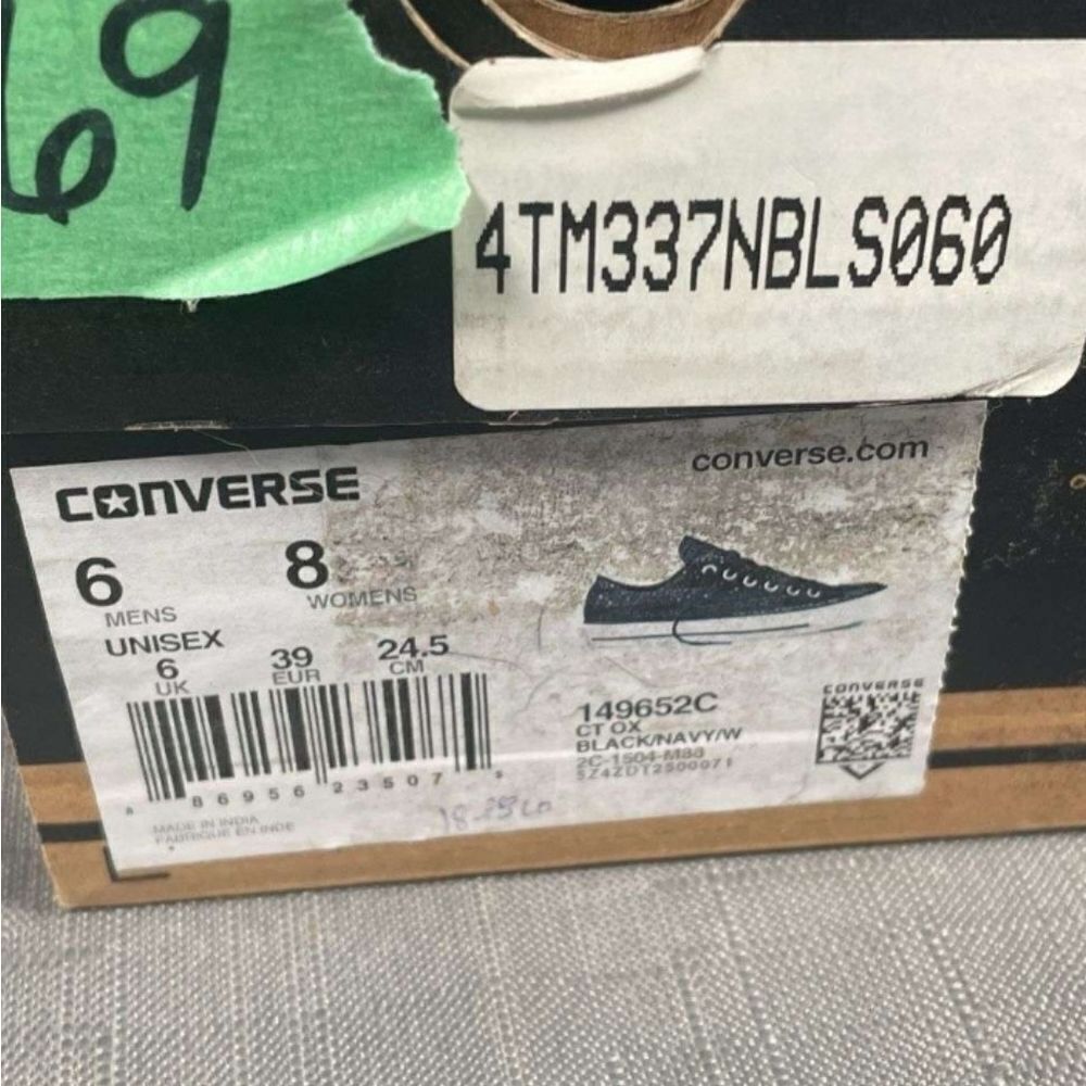 Converse 6 men 8 Women's New in box - Picture 3 of 3